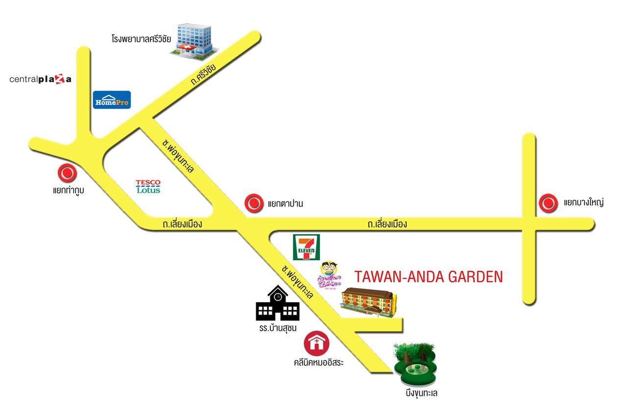 Tawan Anda Garden Hotel Surat Thani Ngoại thất bức ảnh